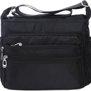 Waterproof Nylon Crossbody Bag Women Large Organizer Travel Purse